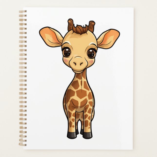 Agenda ilustracion personalizado giraffe (Anverso)