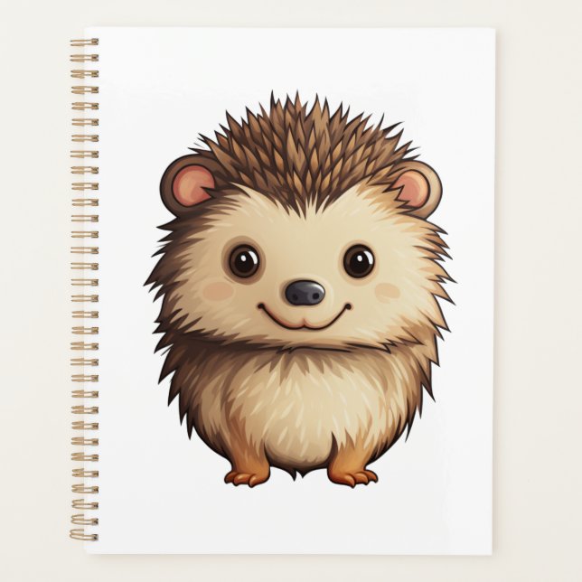 Agenda ilustracion personalizado hedgehog (Anverso)