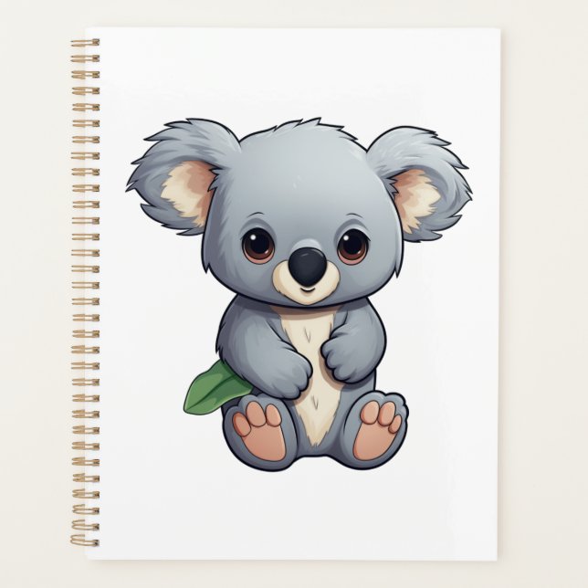 Agenda ilustracion personalizado koala (Anverso)