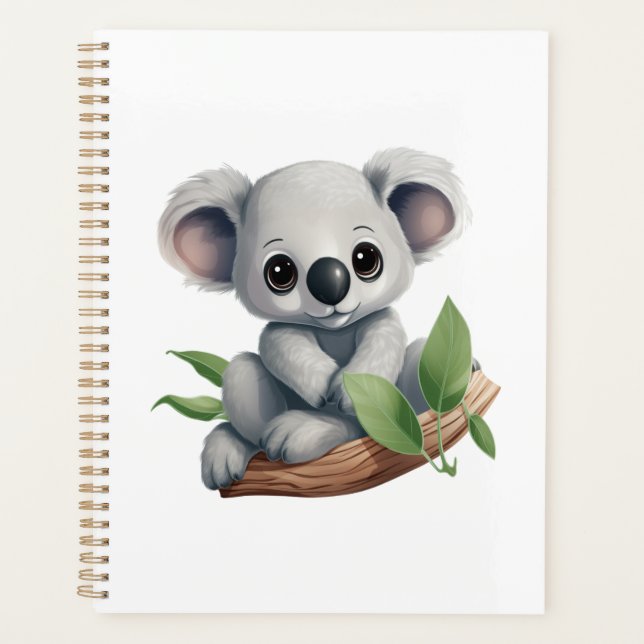 Agenda ilustracion personalizado koala (Anverso)