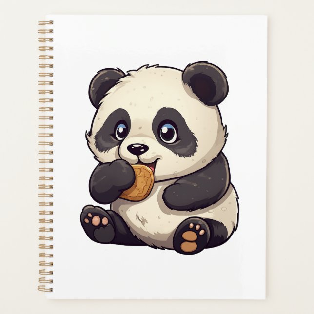 Agenda ilustracion personalizado panda (Anverso)