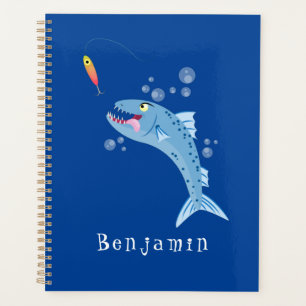 Agenda Ilustracion personalizado pescador hambriento de b
