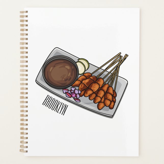 Agenda Ilustracion Satay personalizado (Anverso)