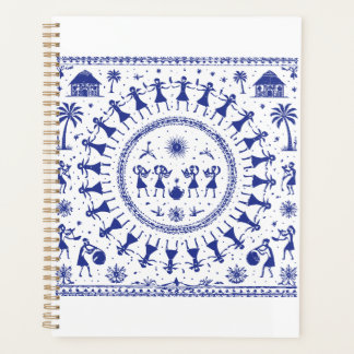 Agenda Ilustración Tribal India Arte Warli