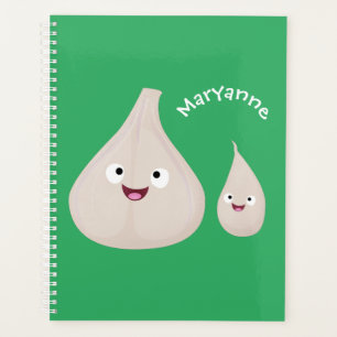 Agenda Ilustracion vegetal de personalizado de ajo dulce