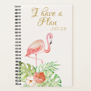 Agenda Ilustraciones acuáticos con guiones dorados de fla