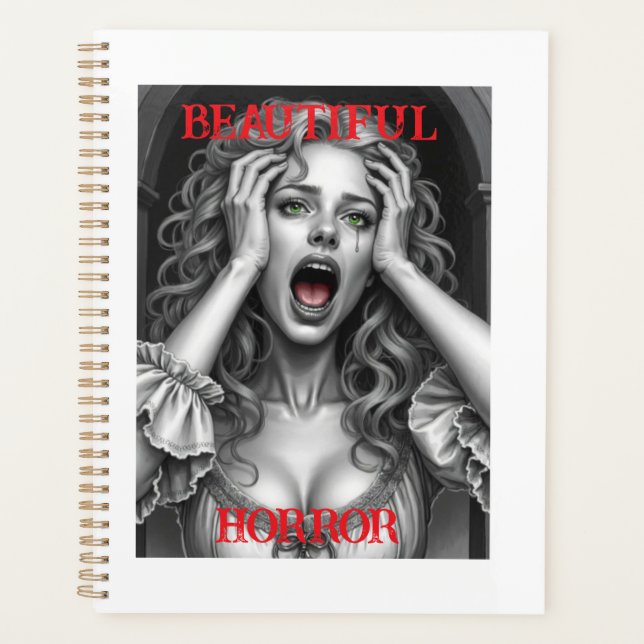 Agenda Imagen de terror (Anverso)