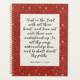 Agenda Imagen del versículo de la Biblia Proverbios 3:5-6