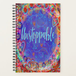 Agenda Imparable Inspirador Whimsical Fun Purple