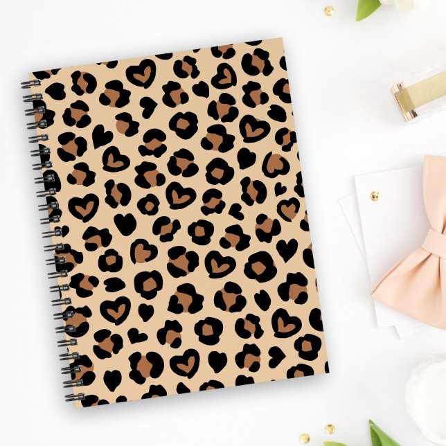 Agenda Impresión animal, leopardo marrón, puntos de chita (Subido por el creador)