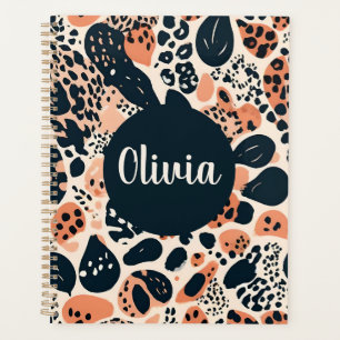 Agenda Impresión de animal de leopardo de guepardo person
