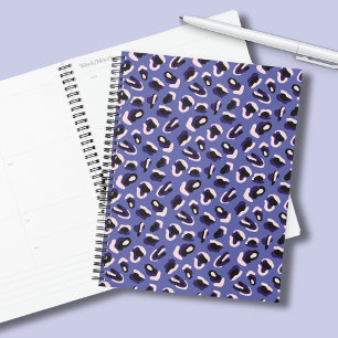 Agenda Impresión de animal morado