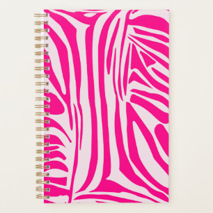 Agenda Impresión de cebra rosa