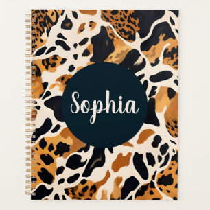 Agenda Impresión de jirafa personalizada