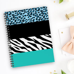 Agenda Impresión de leopardo, impresión de cebra, impresi