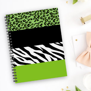 Agenda Impresión de leopardo, impresión de cebra, impresi