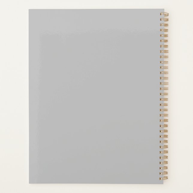 Agenda impresión de lienzo de yoga (Reverso)