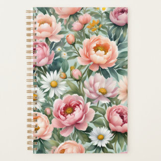 Agenda Impresión de papel pintado floral personalizado