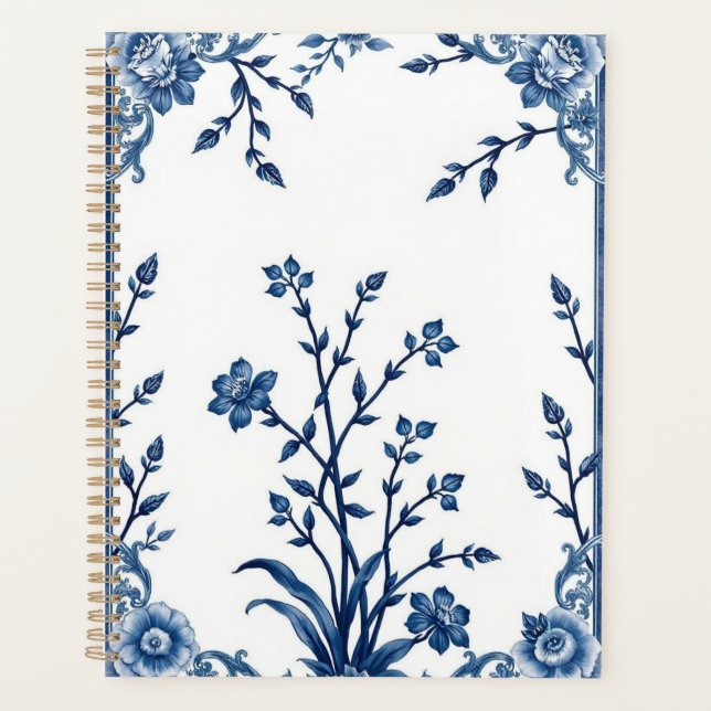 Agenda Impresión de porcelana Blue Willow (Anverso)