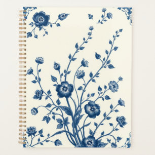 Agenda Impresión de porcelana Vintage Blue Willow