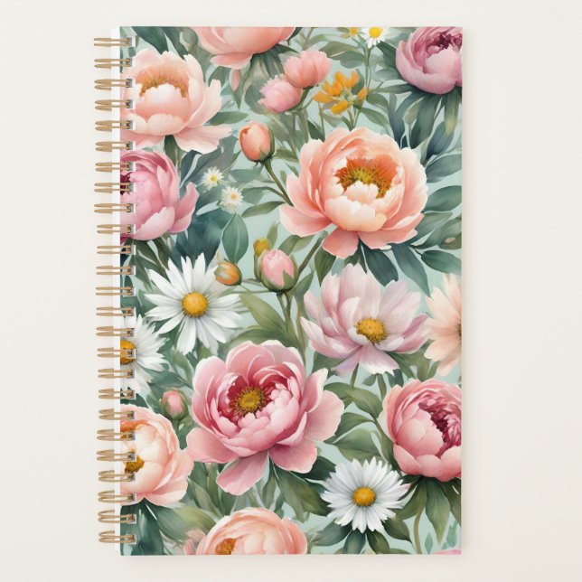 Agenda Impresión personalizada de papel de escritorio flo (Anverso)