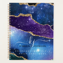 Agenda Impresionante Agate Gold Purpurina Planner