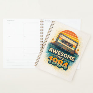 Agenda Impresionante Desde 1984 Cinta de Casete Retro Vin