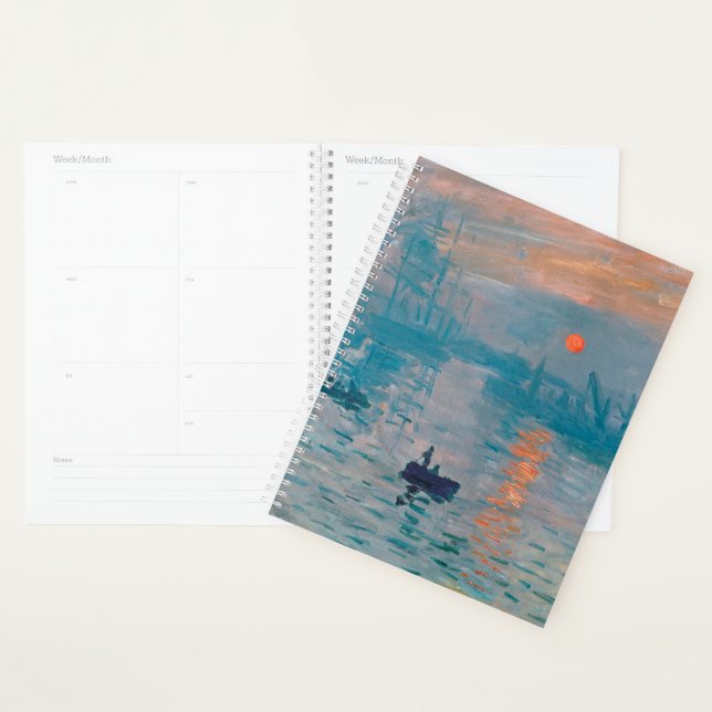 Agenda Impression Sunrise Claude Monet (Demostración)