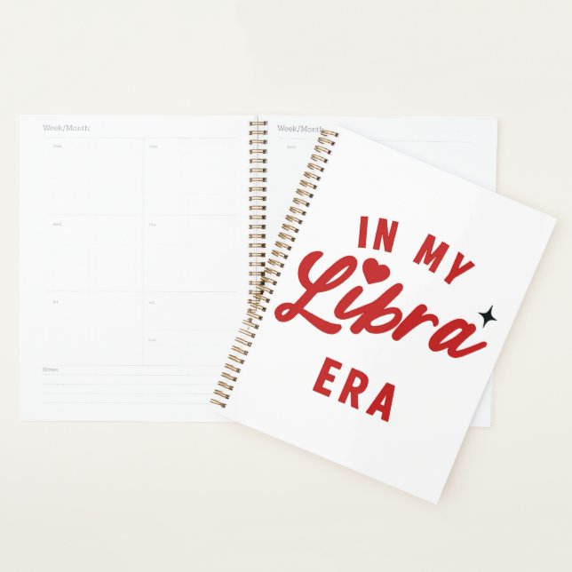 Agenda in my Libra Era Planner , Libra birthday gift (Demostración)