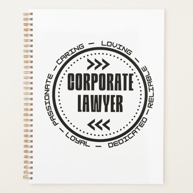 Agenda Increíble abogado corporativo (Anverso)