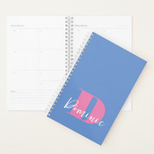 Agenda Inicial + Nombre Personalizado - Fácil de Personal