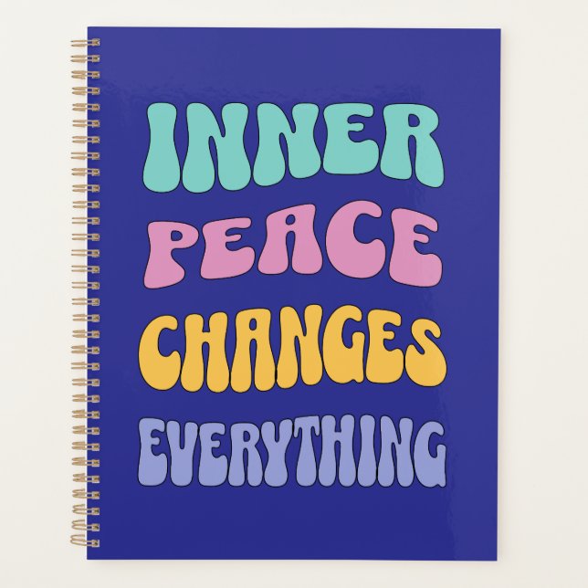Agenda Inner Peace Changes Everything (Anverso)