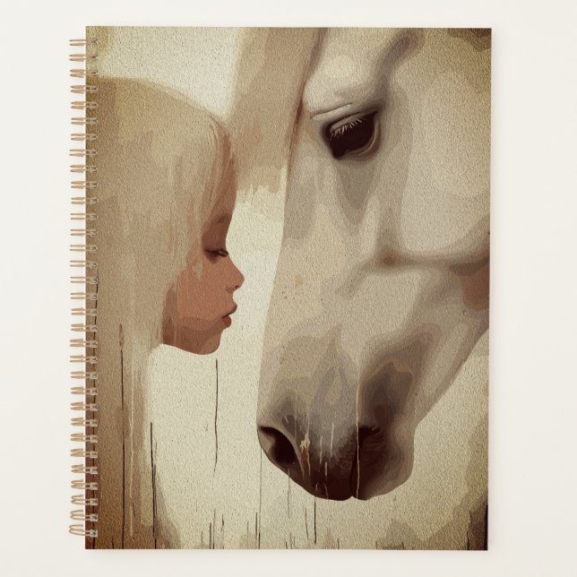 Agenda Innocent Bond – Child and Horse Art (Anverso)