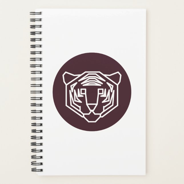 Agenda Insignia de la cara del tigre (Anverso)