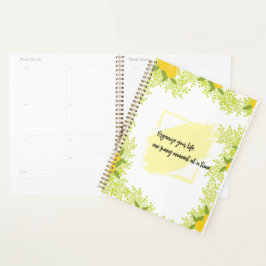 Agenda Inspirado en Cítricos Motivacional 
