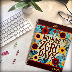 Agenda Inspirando Días Cero Florales Personalizados