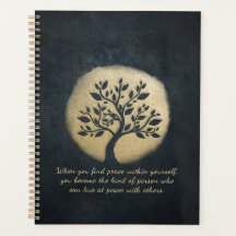 Instructor de Meditación de Yoga Citas de Oro Negr