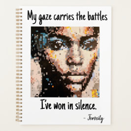 Agenda Intense pixel portrait