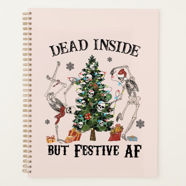 Agenda Interior muerto | Navidades divertidos (Anverso)