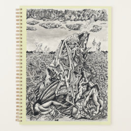 Agenda Intimidación, dibujo de tinta