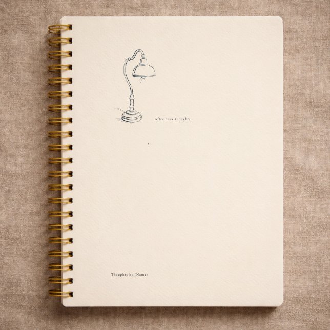 Agenda Introvert Gift Minimalist Line Art Quiet Solitude  (Subido por el creador)