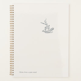 Agenda Introvert Quiet Solitude Minimalist Planner