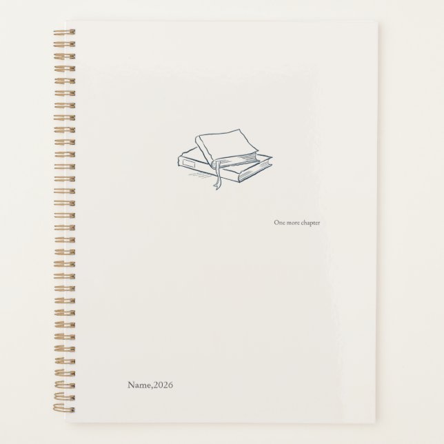 Agenda Introvert Quiet Solitude Planner (Anverso)