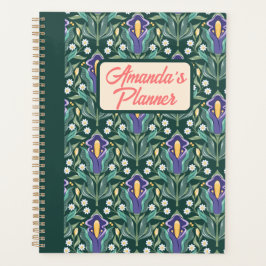 Agenda Iris Magic Planner - Patrón de flores