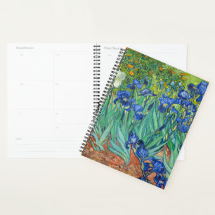 Agenda Irises de Van Gogh.