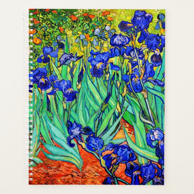 Agenda Irises de Vincent Van Gogh (Anverso)