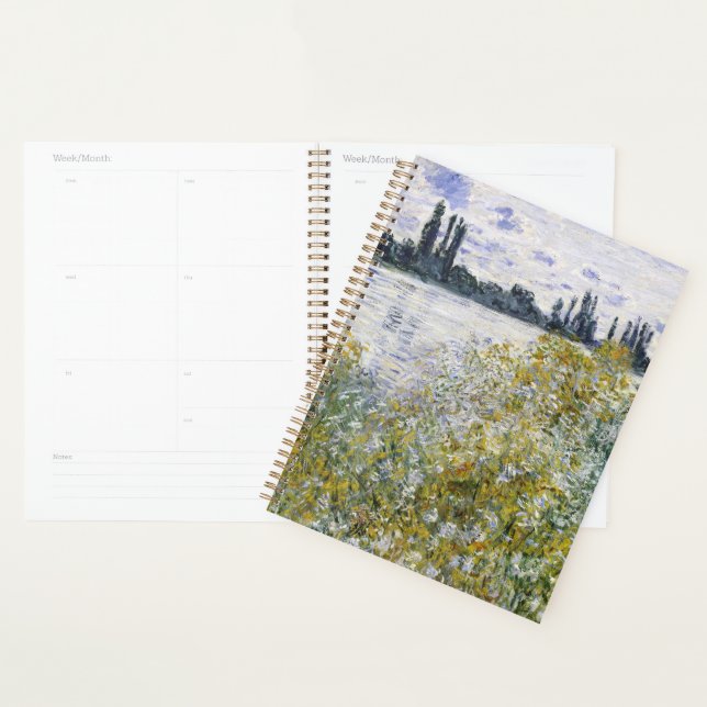 Agenda Isla de flores cerca de Vétheuil, Claude Monet (Demostración)