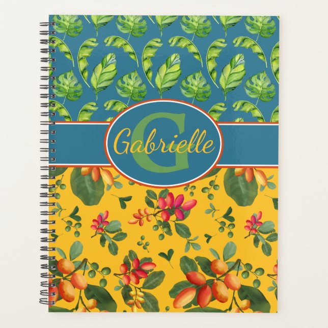 Agenda Isla tropical personalizada (Anverso)