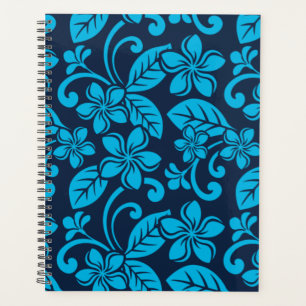 Agenda ISLAND PLUMERIA (azul x 2)