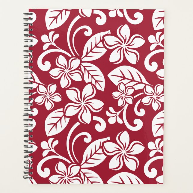 AGENDA ISLAND PLUMERIA (CARDINAL RED) (Anverso)